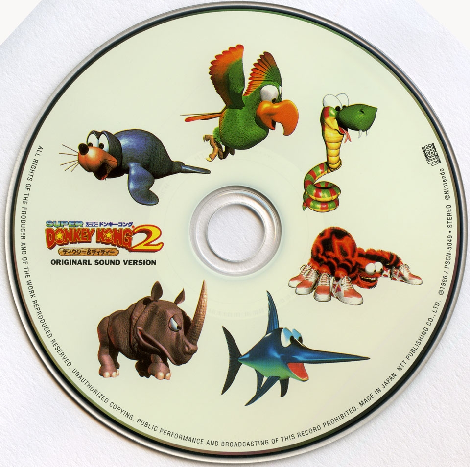SUPER DONKEY KONG 2 DIXIE & DIDDY ORIGINAL SOUND VERSION